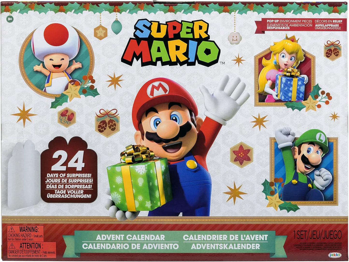 Advent Calendar 2025 Limited Christmas Edition! - Never before Seen Santa Mario, Snowman Mario & Luigi [Amazon Exclusive]