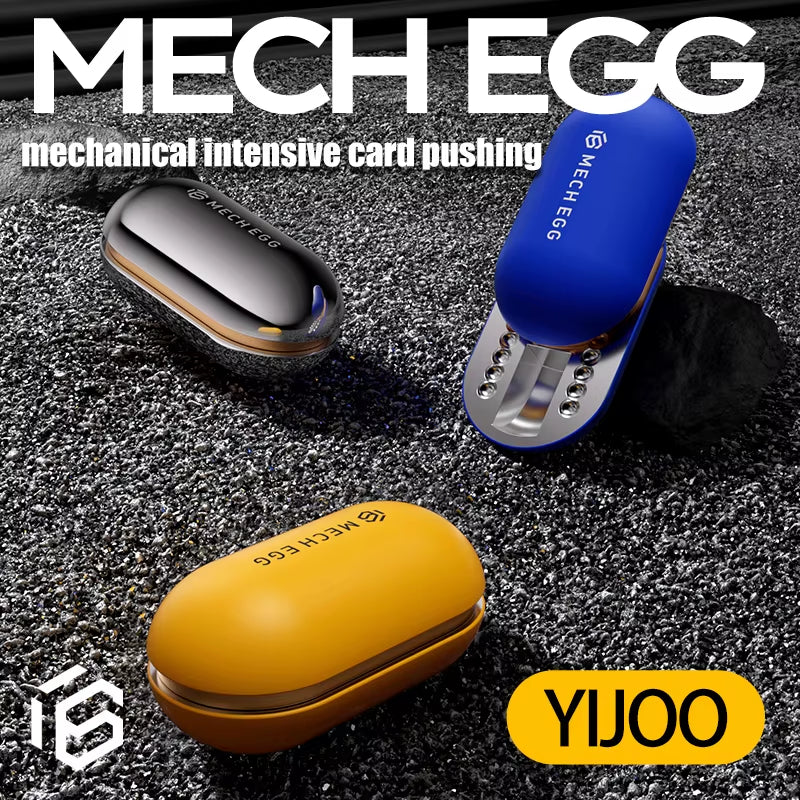 Mech Egg EDC Fidget Slider Metal Fidget Toys ADHD Tool Anti-Anxiety Office Desk Toys Adult Stress Relief Toys Birthday Gifts