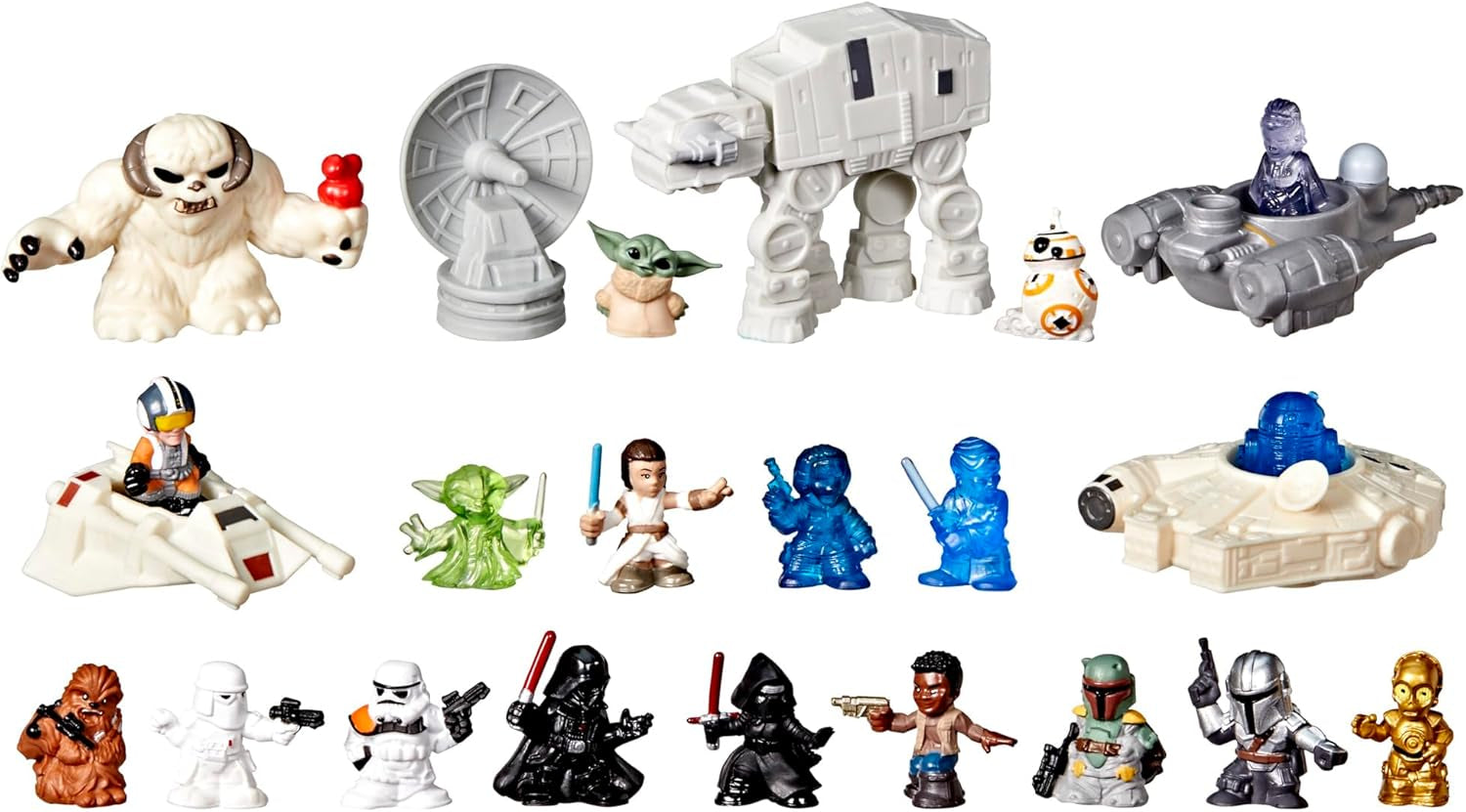 Advent Calendar, 24 Pieces Including Micro Figures & Vehicles, Countdown Calendar, Surprise Toys for Boys & Girls Ages 4+ (Amazon Exclusive)