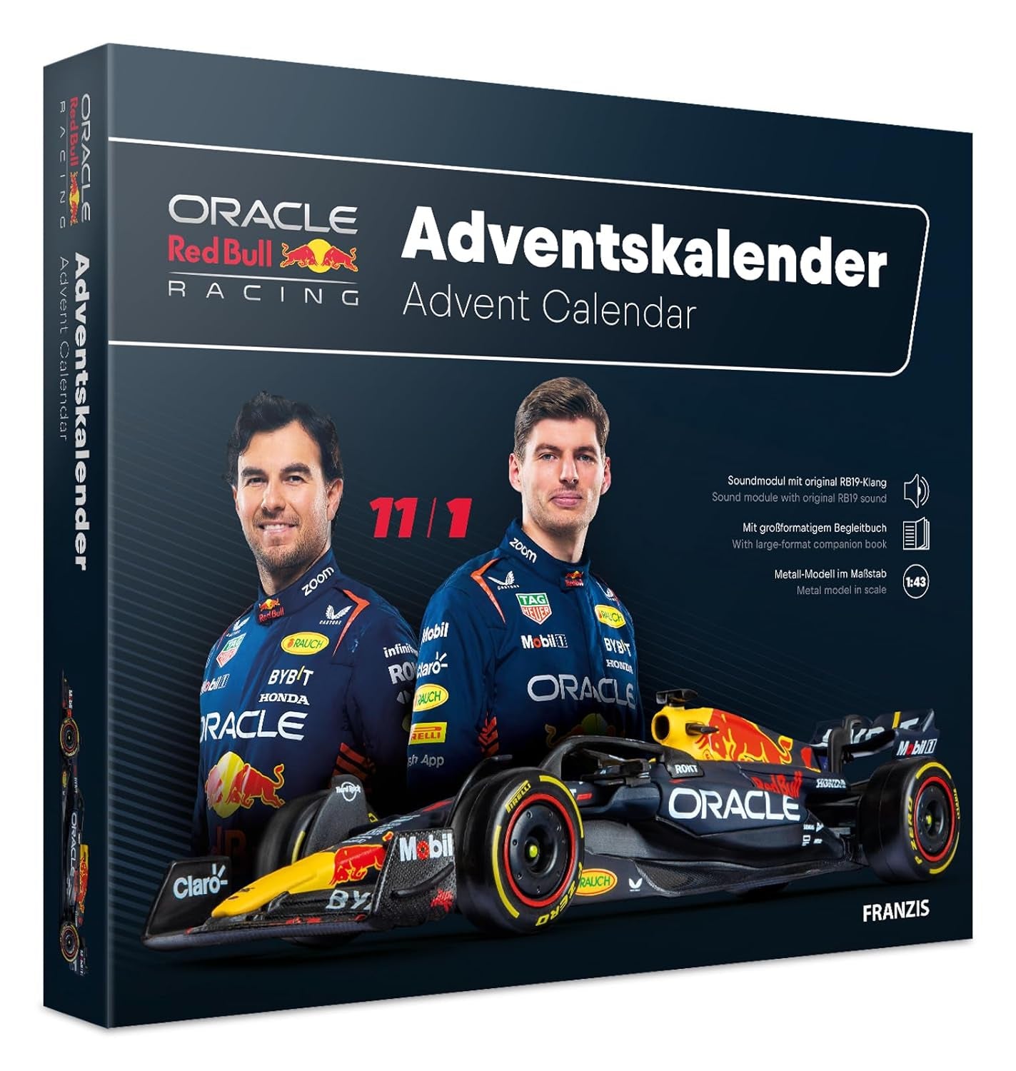 FRANZIS 67235 - Calendario Dell'Avvento Oracle Red Bull Racing: Oracle Red Bull Racing Advents Calendar