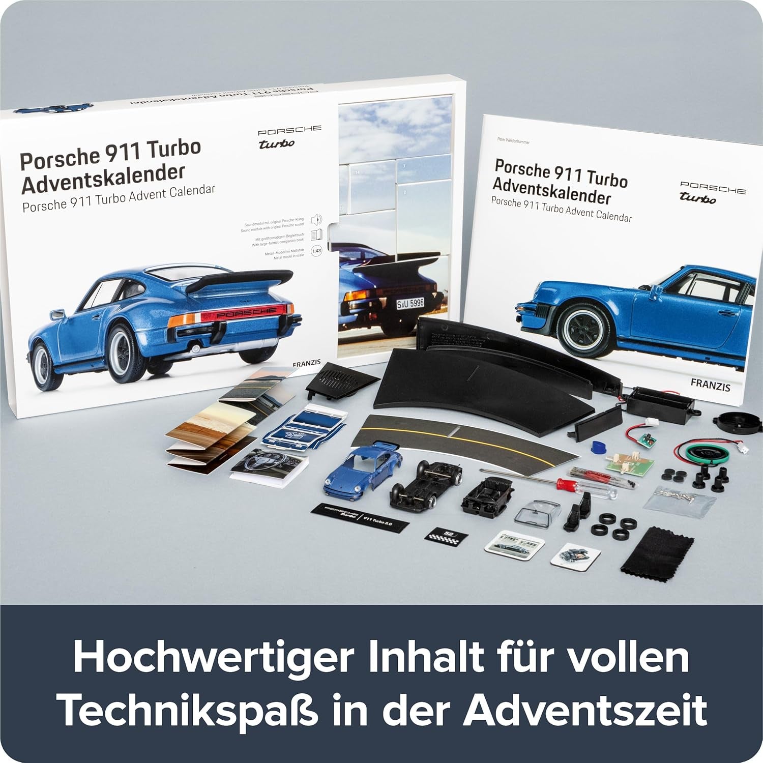 FRANZIS 67221 – Porsche 911 Turbo Calendario Dell'Avvento: Porsche 911 Turbo Advent Calendar