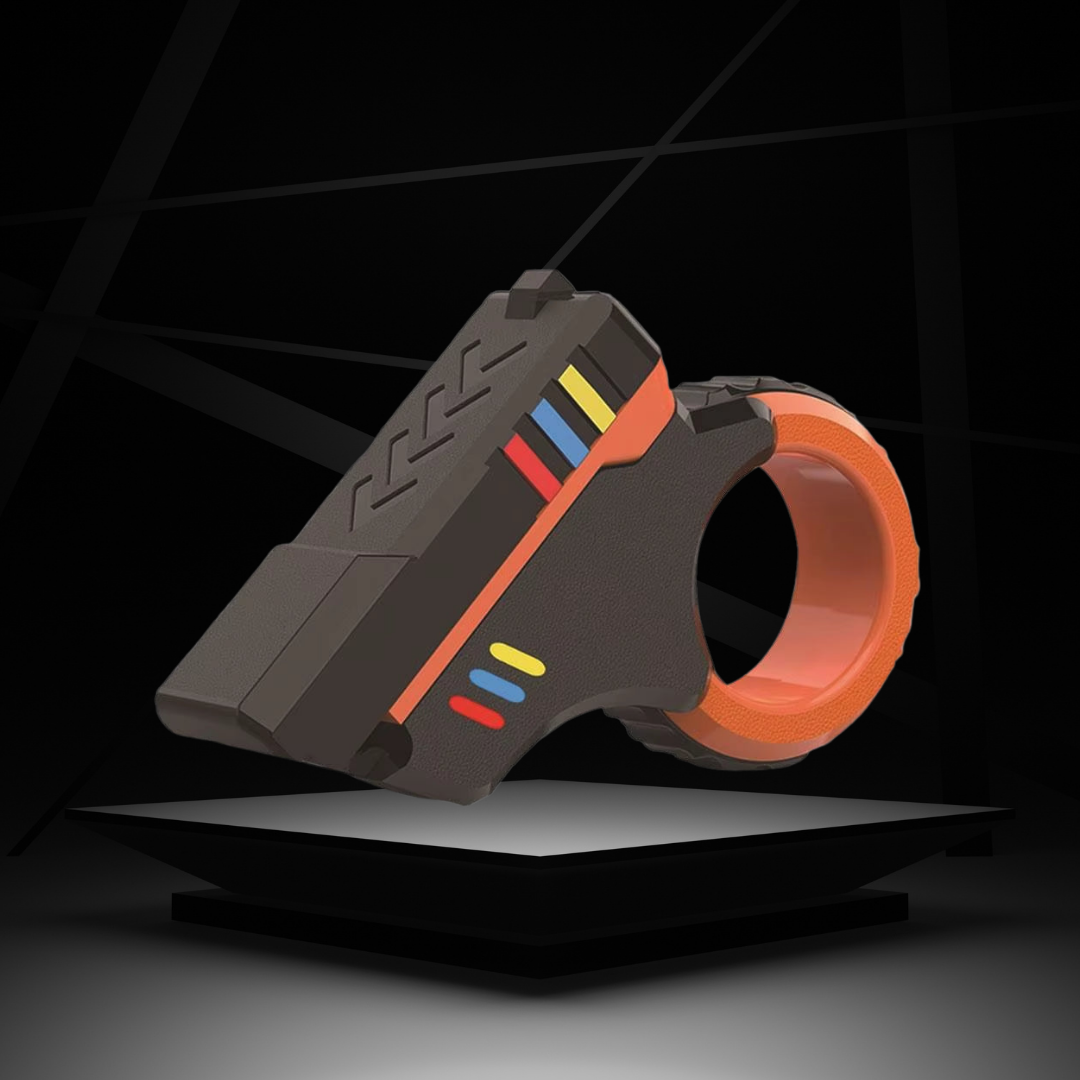 Rotary Finger Sliders Fidget Toy Office Pressure Relief Slider Ratchet Finger Fidget 3D Printed Fidegt Toysfingertip Textured