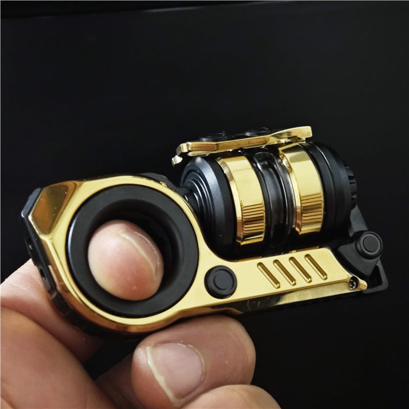 Gobigger Sinian PEI Stainless Steel Tuning Fork Fidget Slider Pushing Egg anti Stress ADHD EDC Fidget Spinner Toys