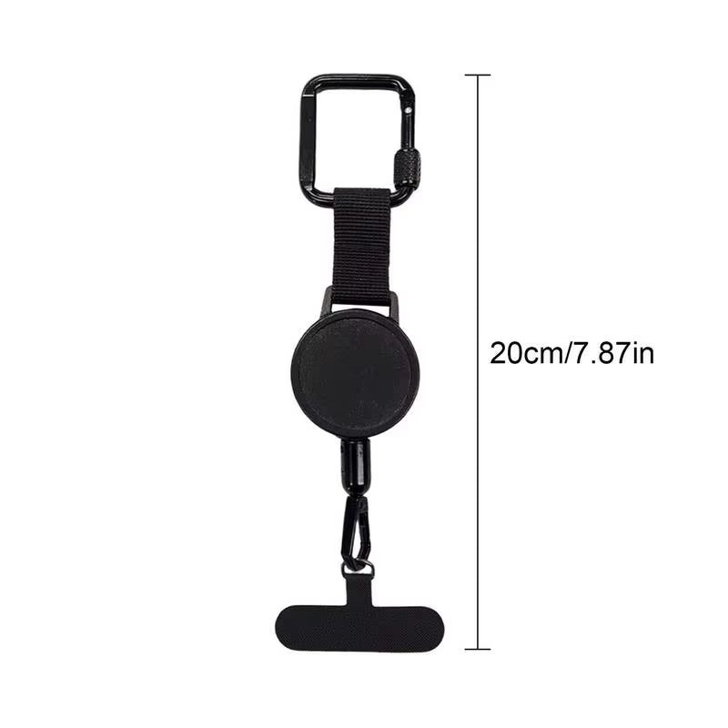 Retractable Anti-Theft Phone Holder Cellphone Lanyard Strap Smartphone Safety Tether with Belt Clip Cellphone Lanyard for Travel