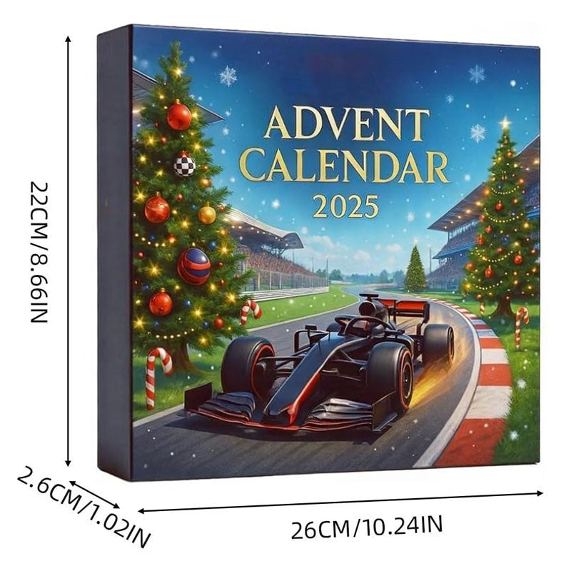 Calendario Dell'Avvento Di Natale F1 Team 2025, Conto Alla Rovescia 24 Giorni, Ornamento Squadra 2D Racing