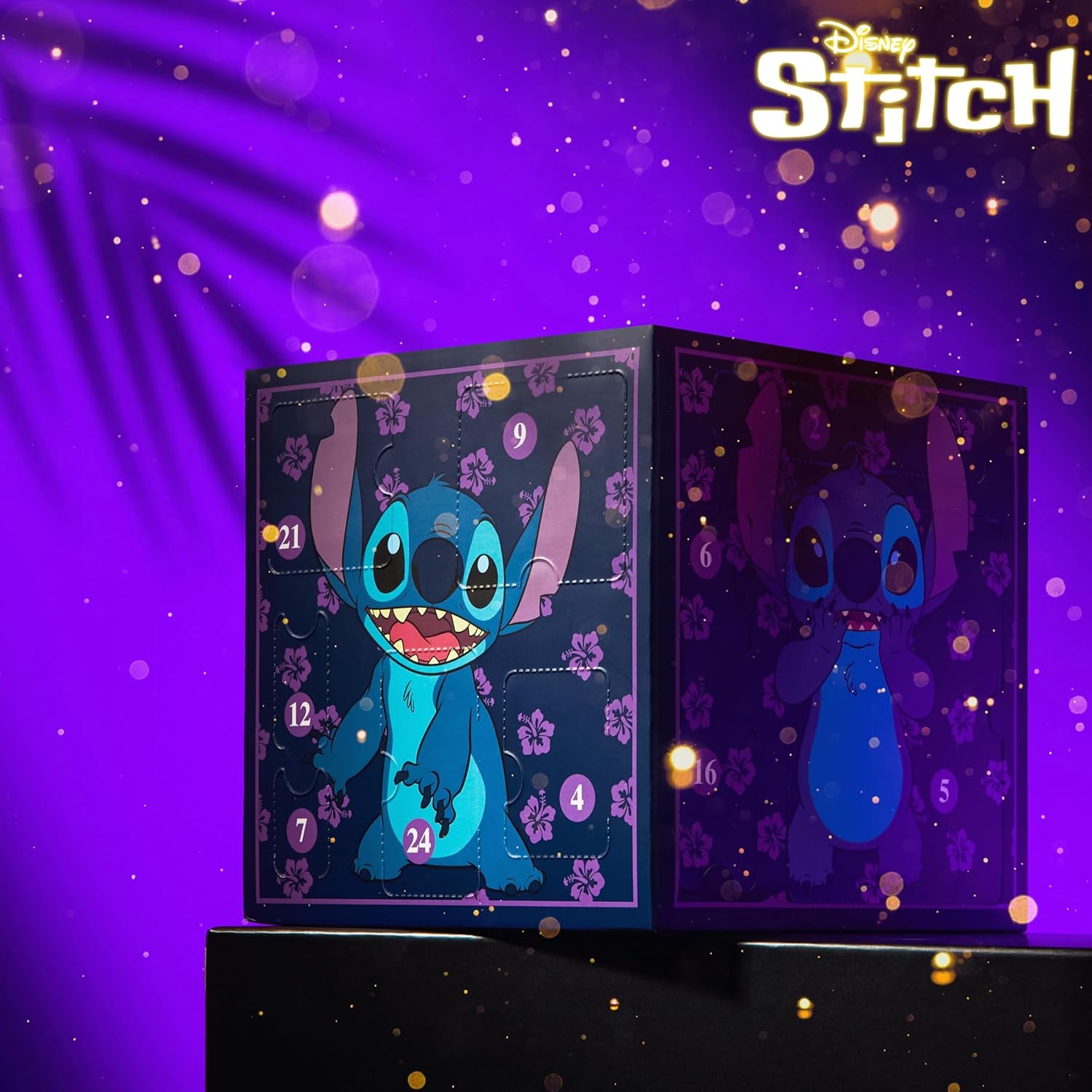 Stitch Advent Calendar 2025 Stationery Sticky Notes Accessories Advent Calendars (Purple Stitch Cube)