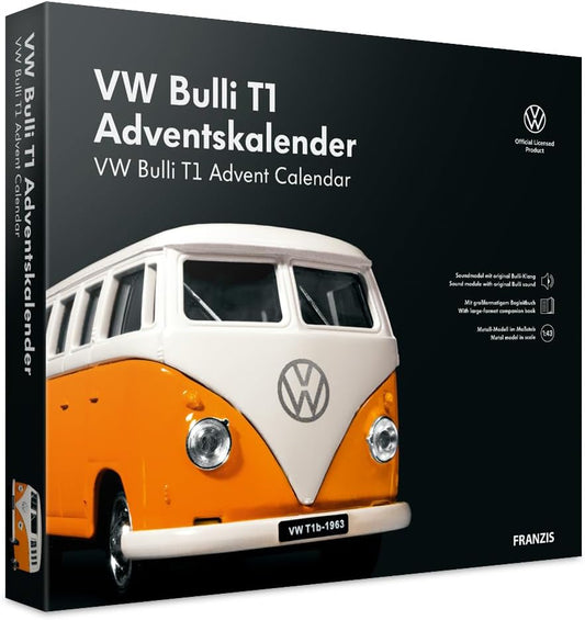 - Calendrier De L'Avent VW Bulli T1, Kit De Construction De Véhicule À L'Échelle 1:43, Module Sonore Et Livre D'Accompagnement, À Partir De 14 Ans, 55134-4, Coloré