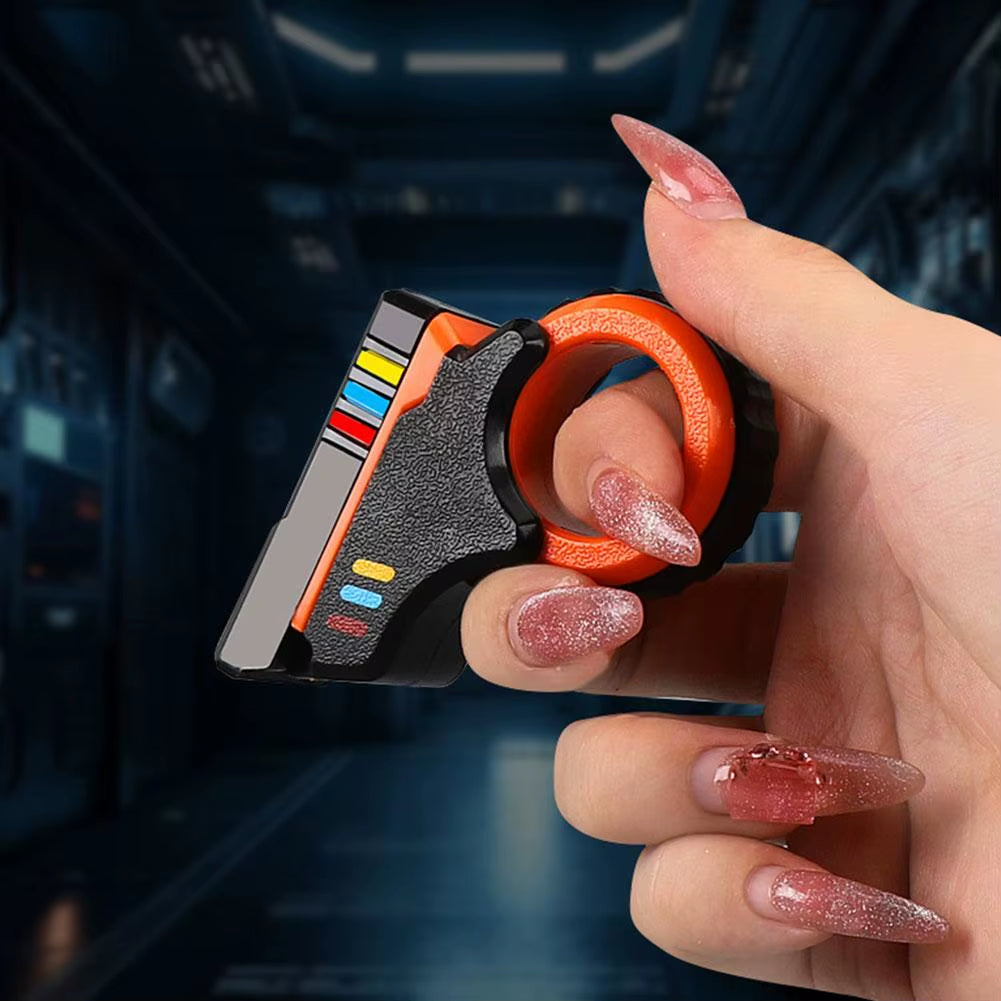 Rotary Finger Sliders Fidget Toy Office Pressure Relief Slider Ratchet Finger Fidget 3D Printed Fidegt Toysfingertip Textured